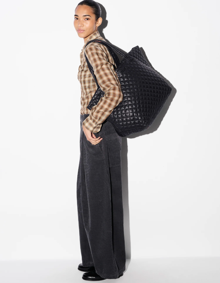 Large Metro Tote Deluxe - Black