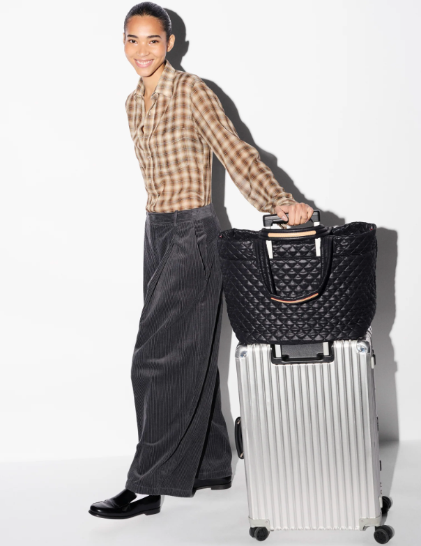 Large Metro Tote Deluxe - Black