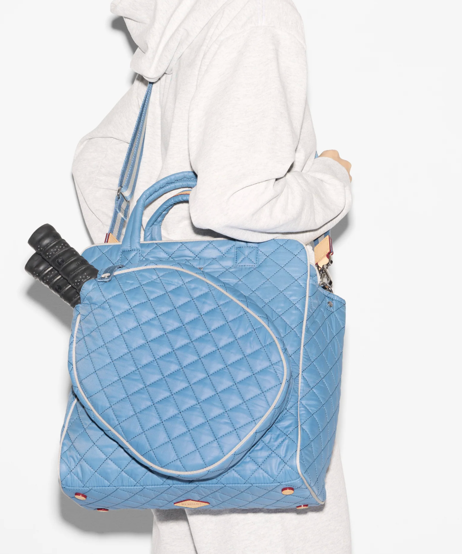 Pickleball Tote - Cornflower Blue/Pebble