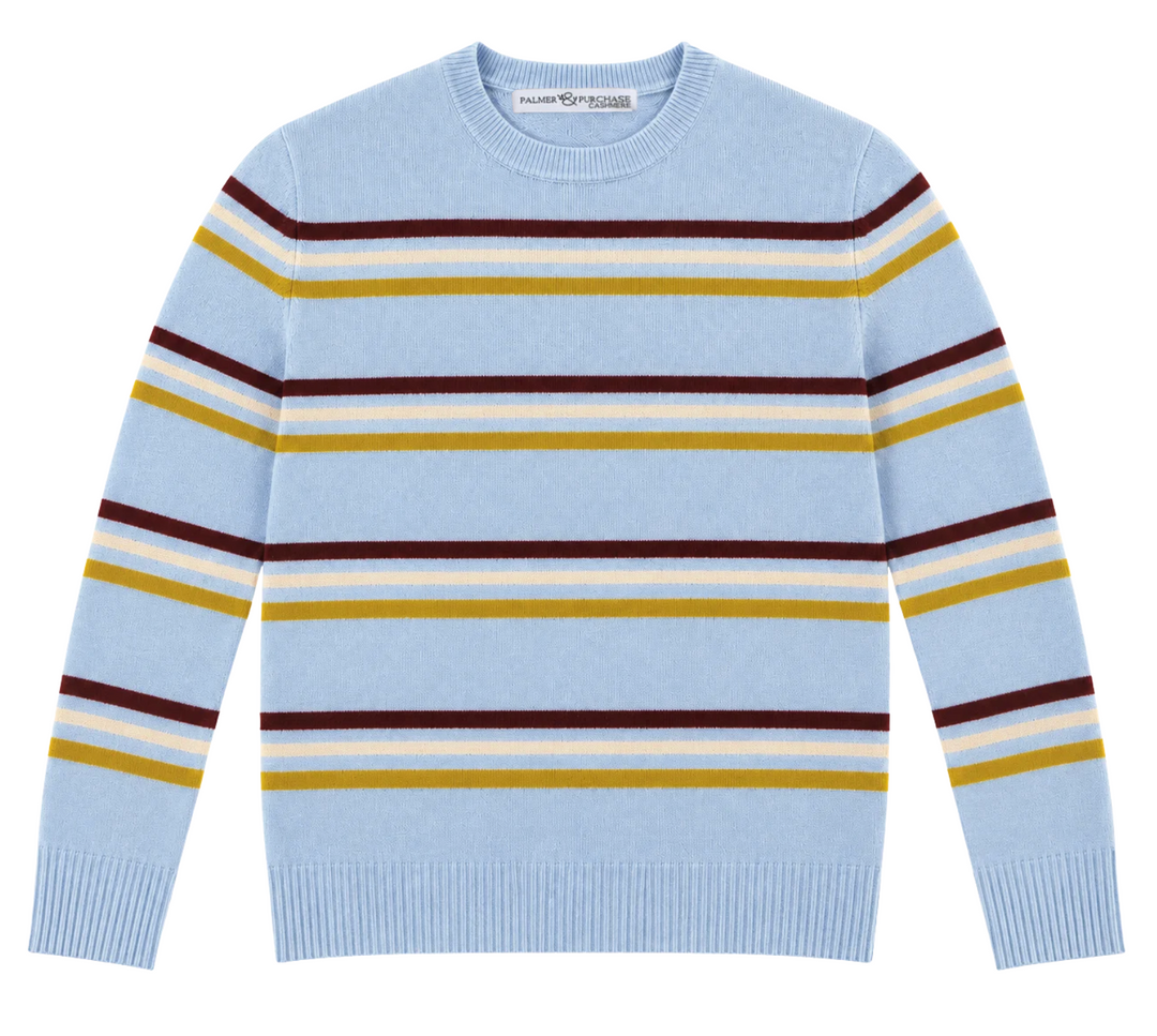 Grayson Crewneck- Bayou Stripe
