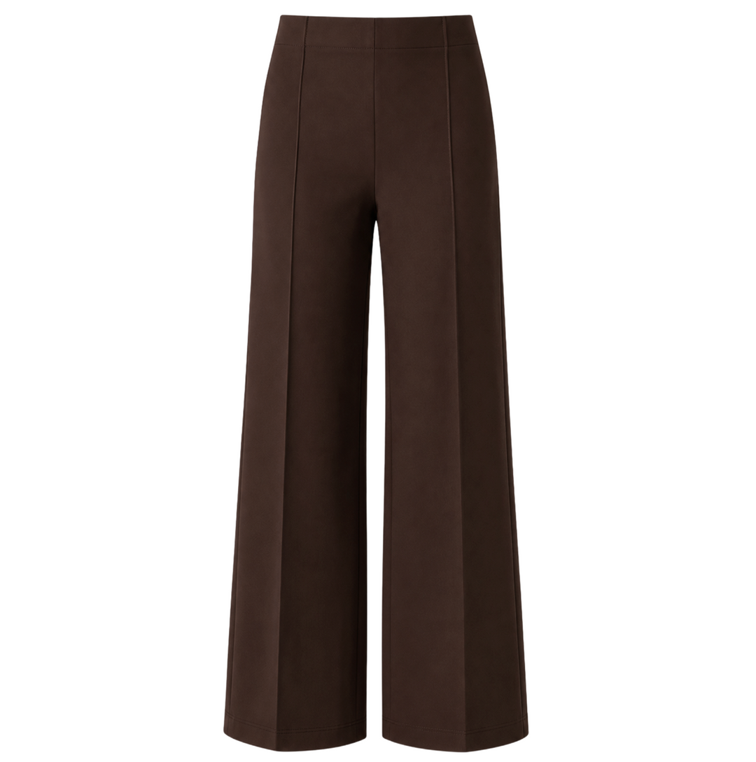 Ponte Knit Pant - Chocolate