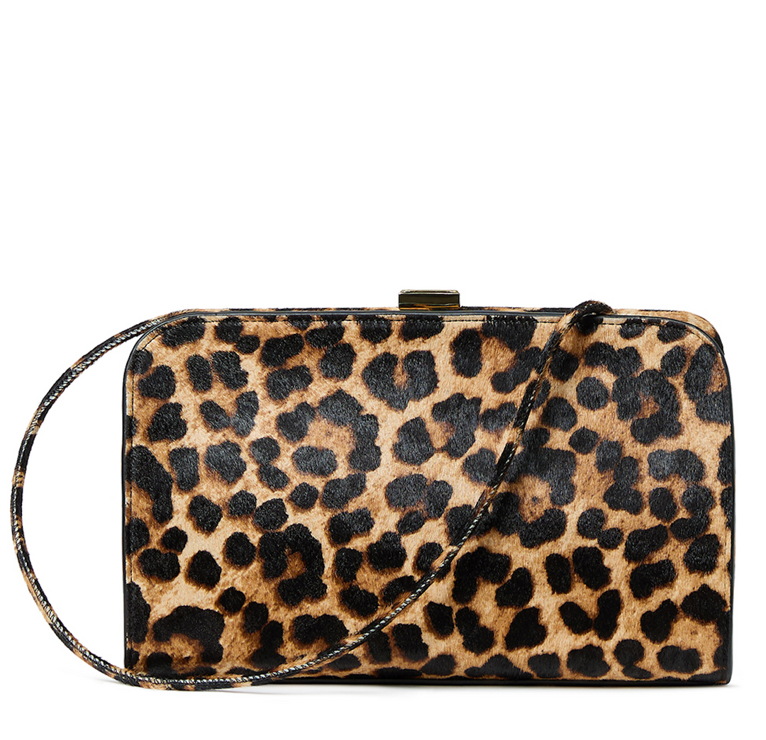 Zella Clutch - Brushed Leopard