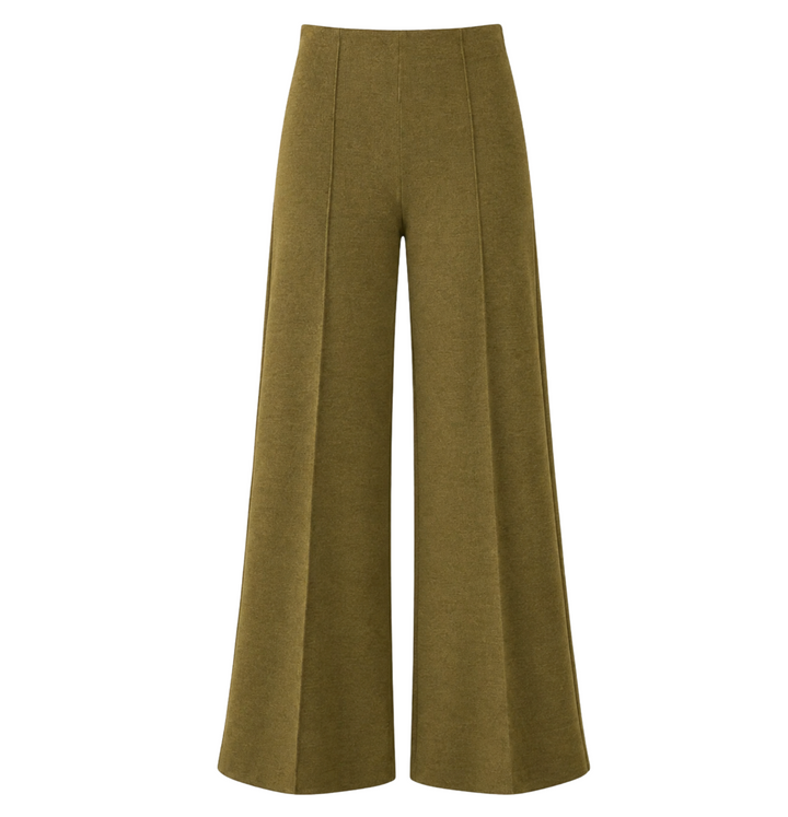 Vintage Wide Leg Pant - Chartreuse