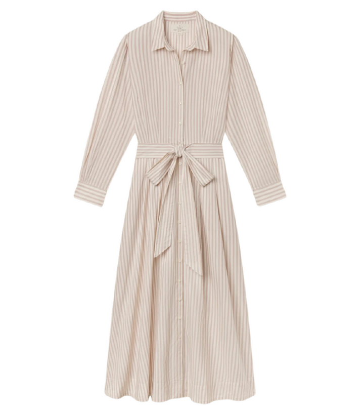 Emmelie Dress - Carmel Stripe