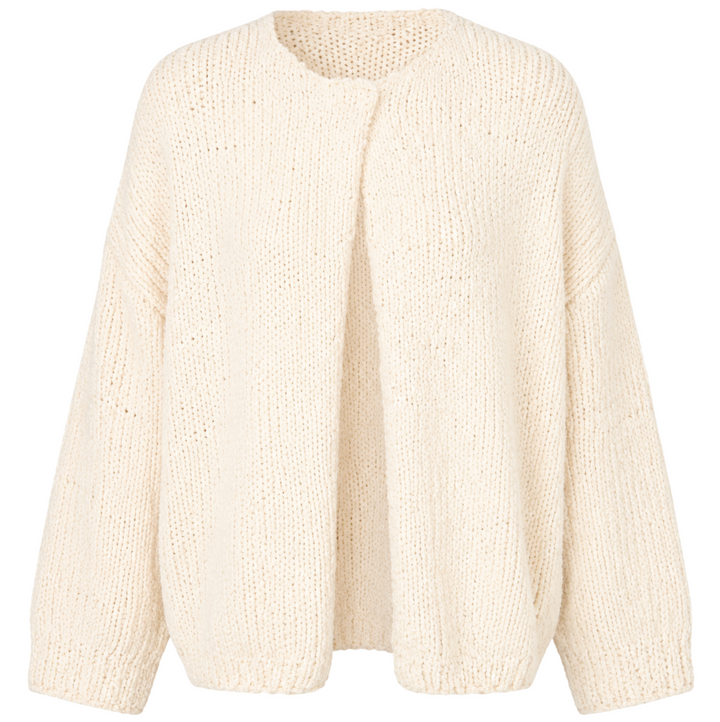 Cusco Cardigan - Cream Flame