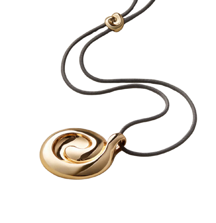 Nico Pendant Rope Necklace - Gold