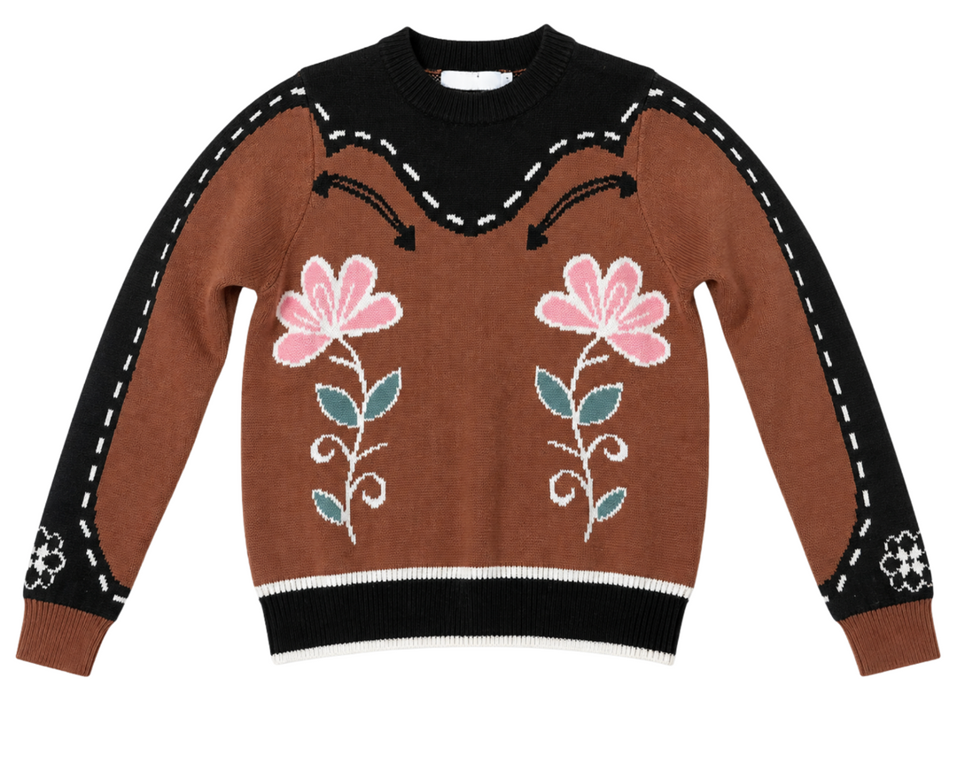 Rodeo Rose Sweater