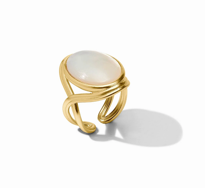 Essex Statement Ring - Malachite Green