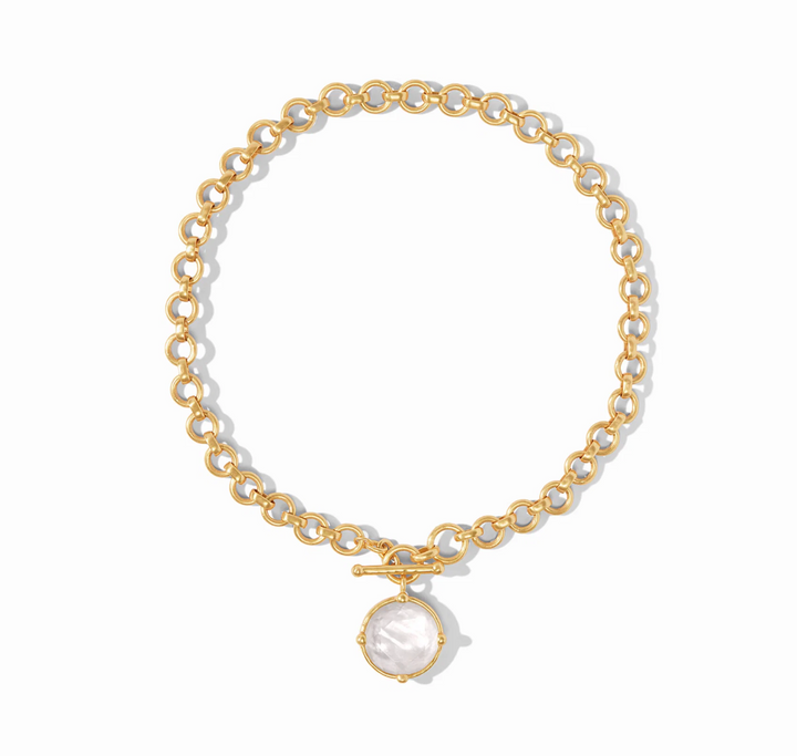 Honeybee Demi Necklace - Iridescent Ruby Red