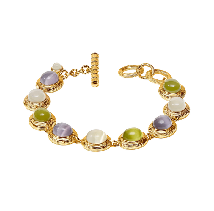 Cobblestone Tennis Bracelet - Multi Stone Cat's Eye