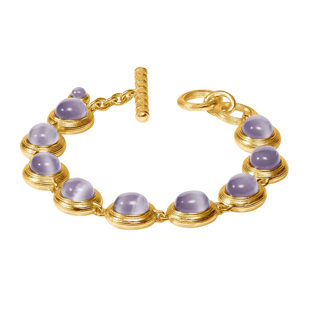 Cobblestone Tennis Bracelet - Blue Cat's Eye