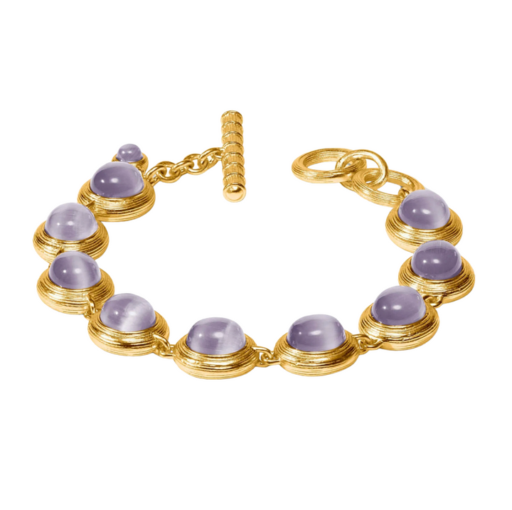 Cobblestone Tennis Bracelet - Blue Cat's Eye