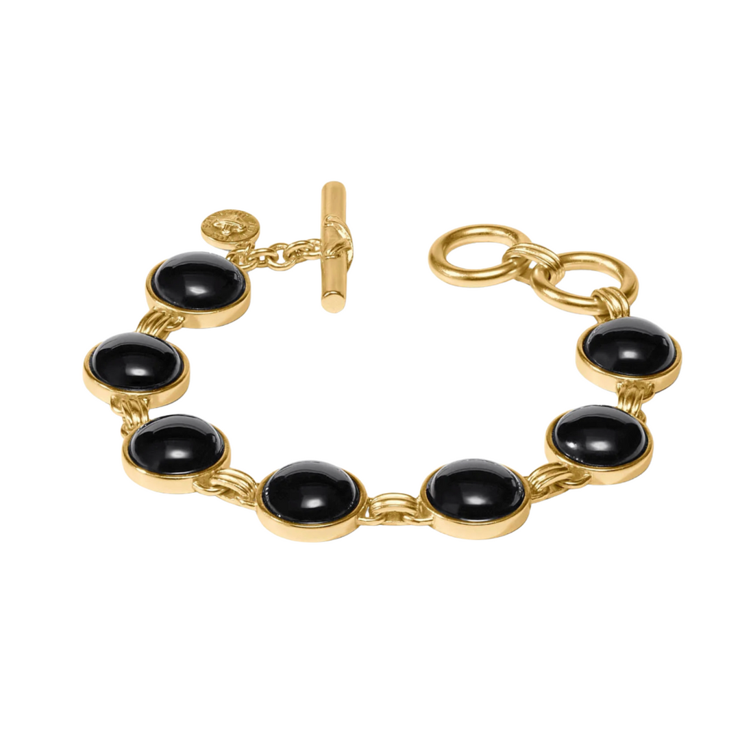 Essex Stone Bracelet - Obsidian Black