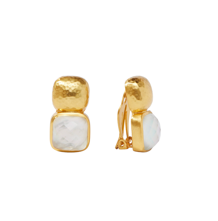 Catalina Clip - Iridescent Clear Crystal