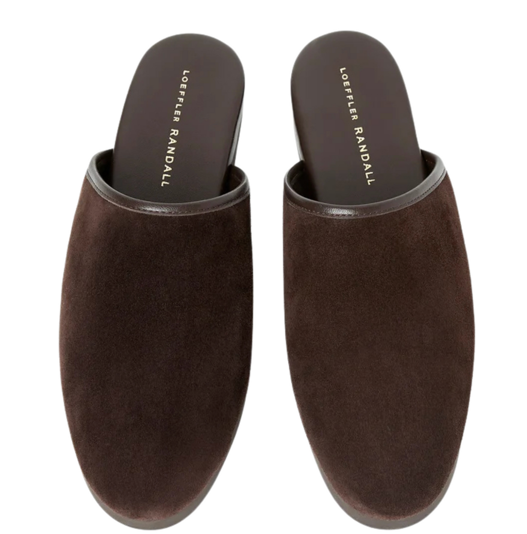 Roni Suede Mule - Brown