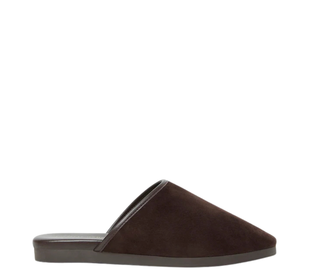 Roni Suede Mule - Brown