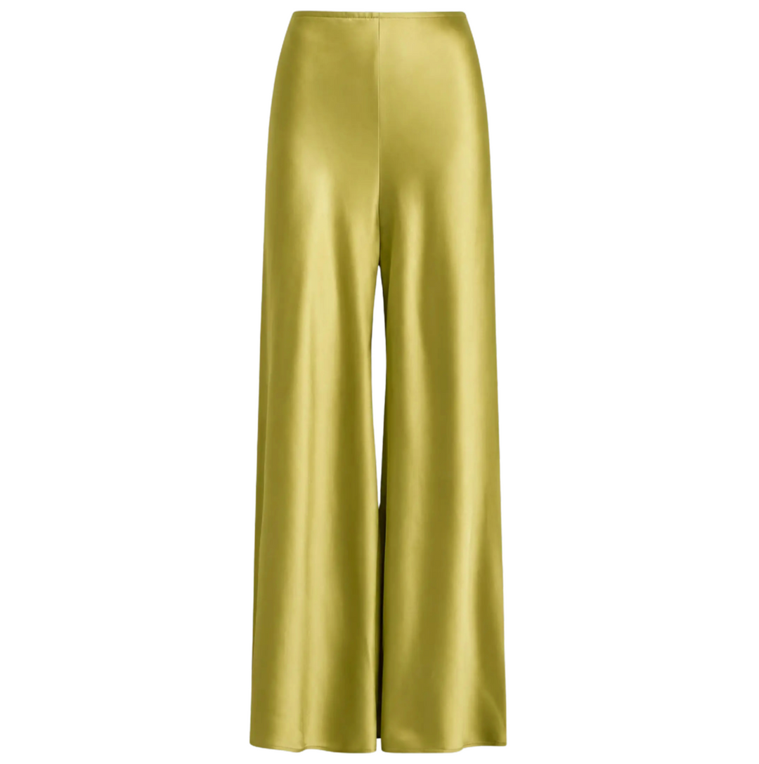 Barb Wide Leg Pant - Chartreuse