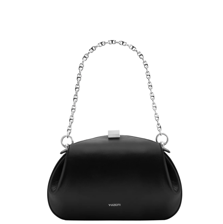 Oyster Mini Clutch - Black