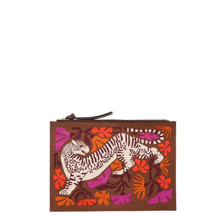 Pouch - Beige/Pink/Orange