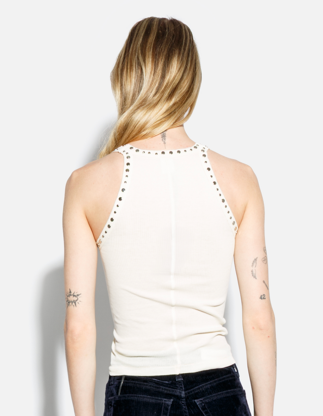 Muscle Stud Ribbed Tank