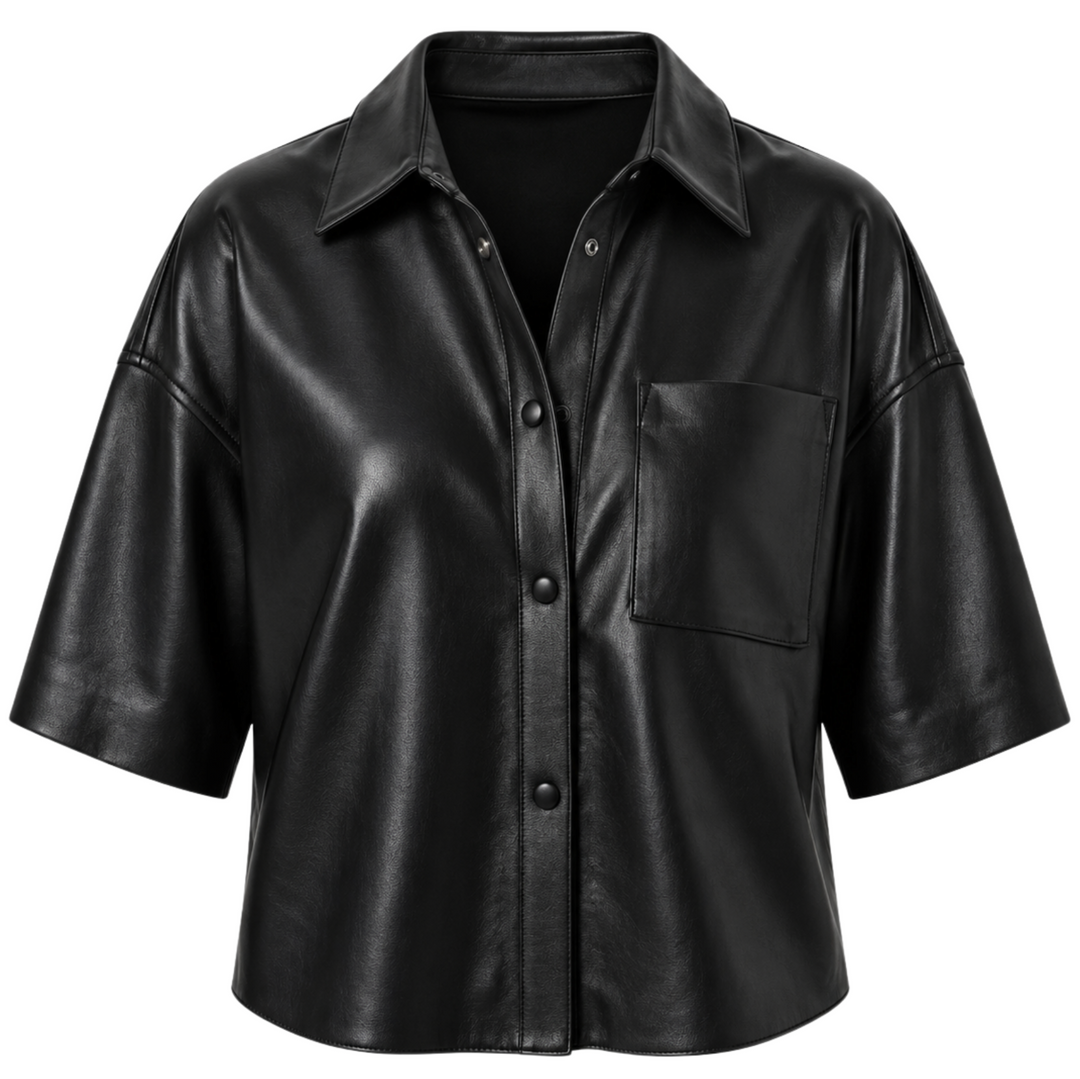 Frances Button Up - Black