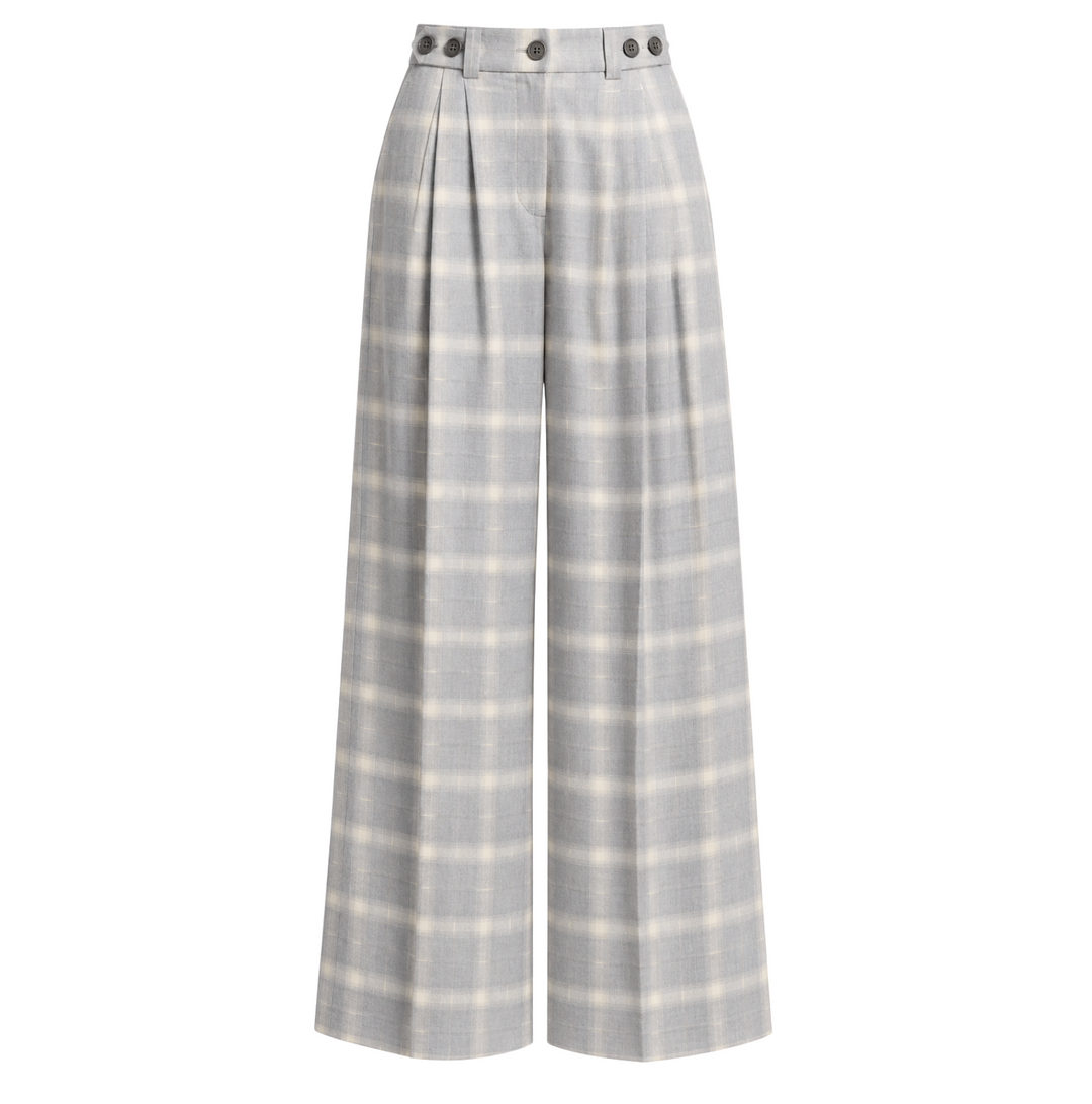 Kingsley Pant - Grey/White