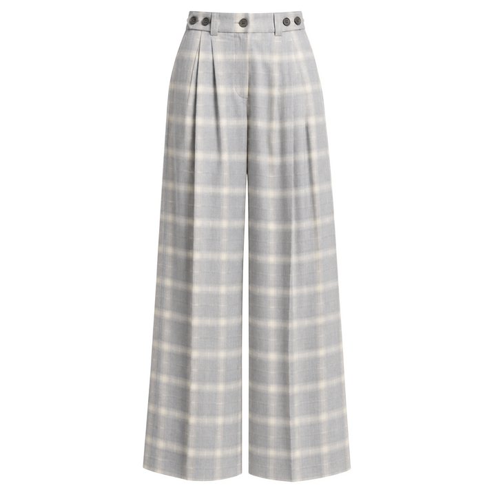 Kingsley Pant - Grey/White