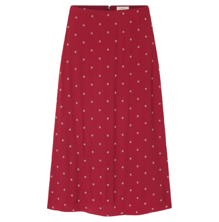 Demi Skirt - Berry Dot