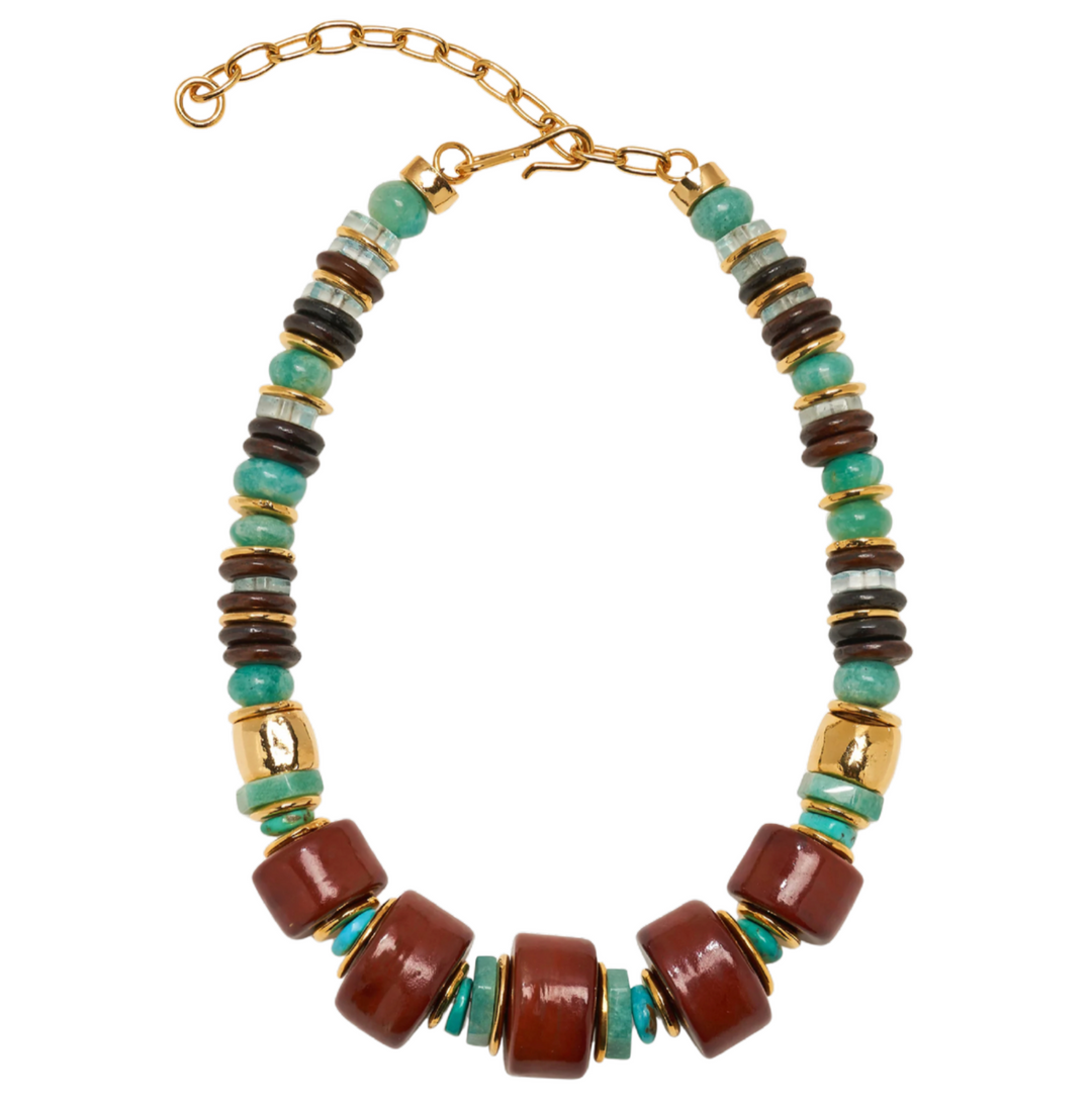 Granada Necklace - Rosewood