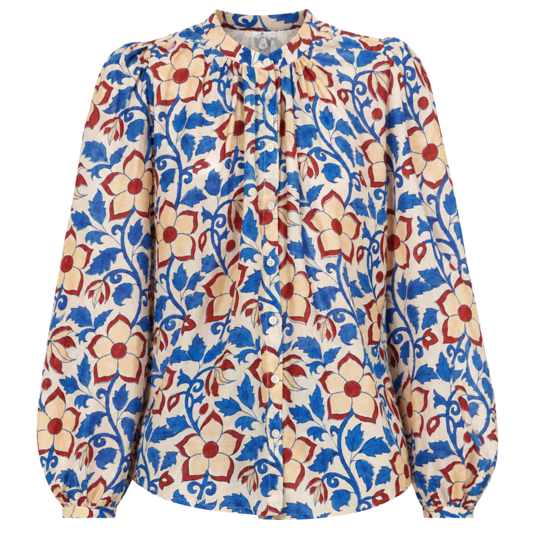 Marni Blouse - Kildare Blue