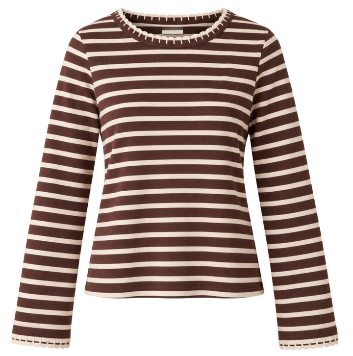 Mariner Tee - Espresso/Cream
