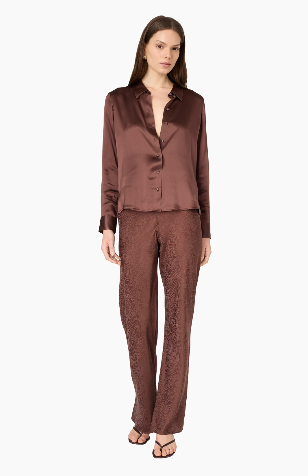 Bristol Jacquard Pant - Umber