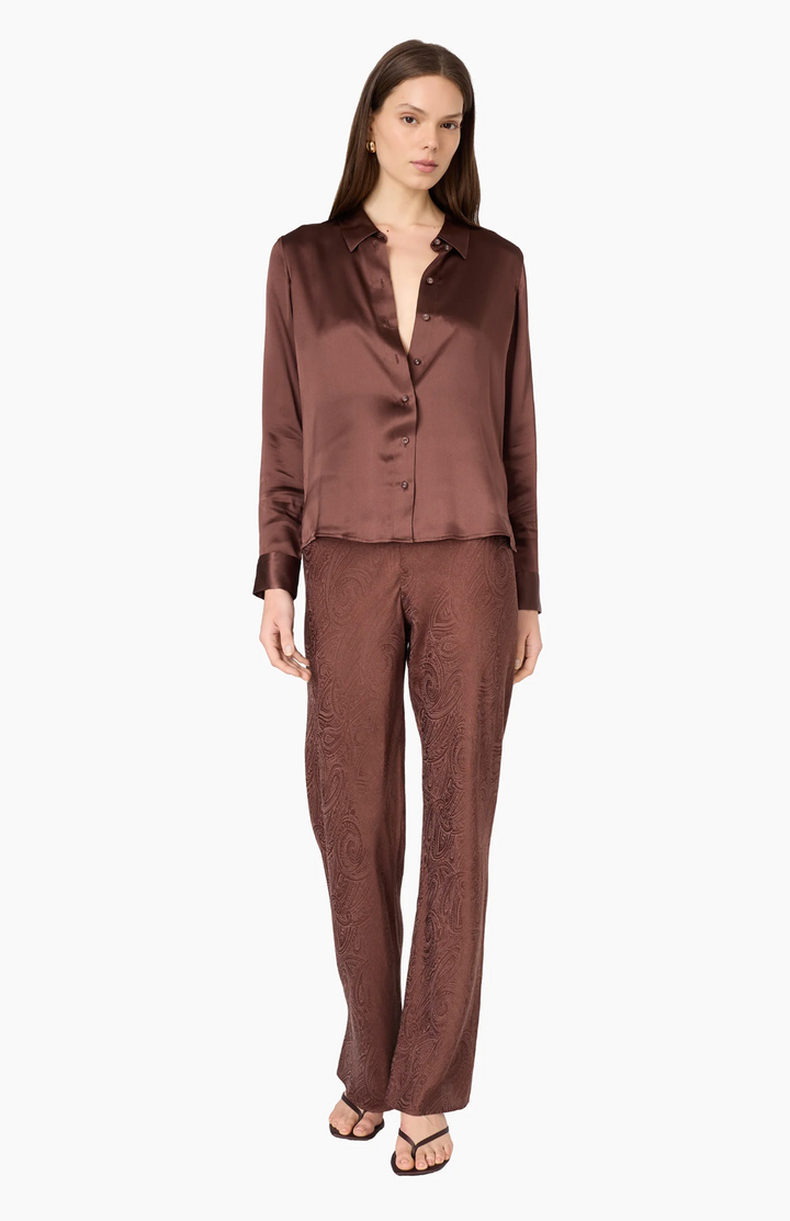 Bristol Jacquard Pant - Umber