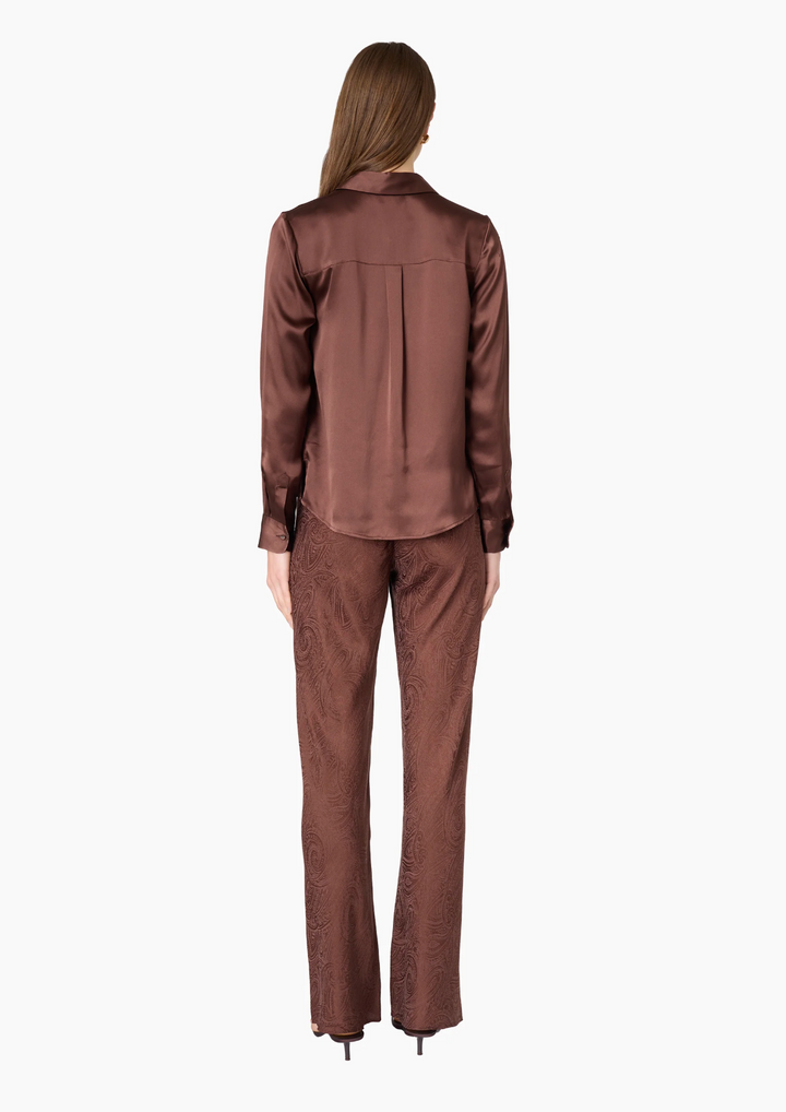 Bristol Jacquard Pant - Umber