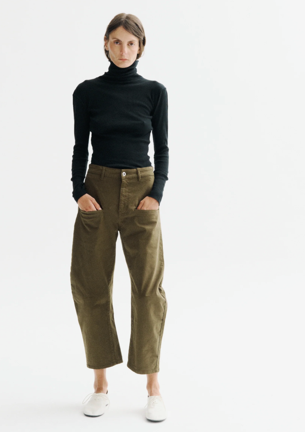 Rebbeca Rib Turtleneck - Black