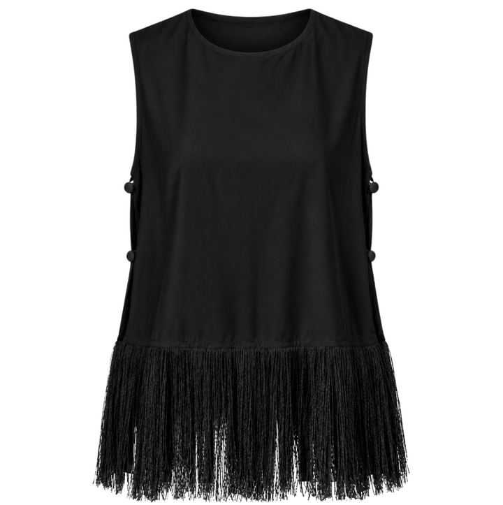 Jessie Top - Black Fringe