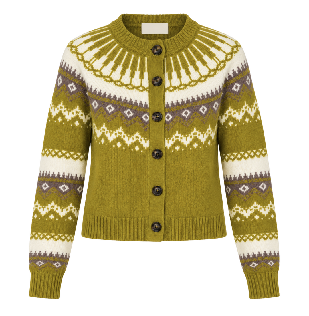 Gamori Cardigan - Olive