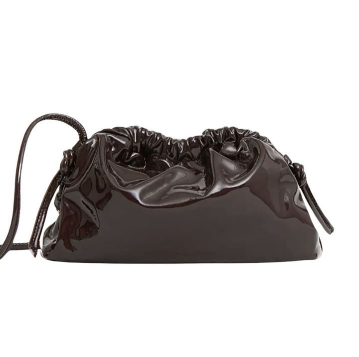 Mini Cloud Clutch- Aubergine