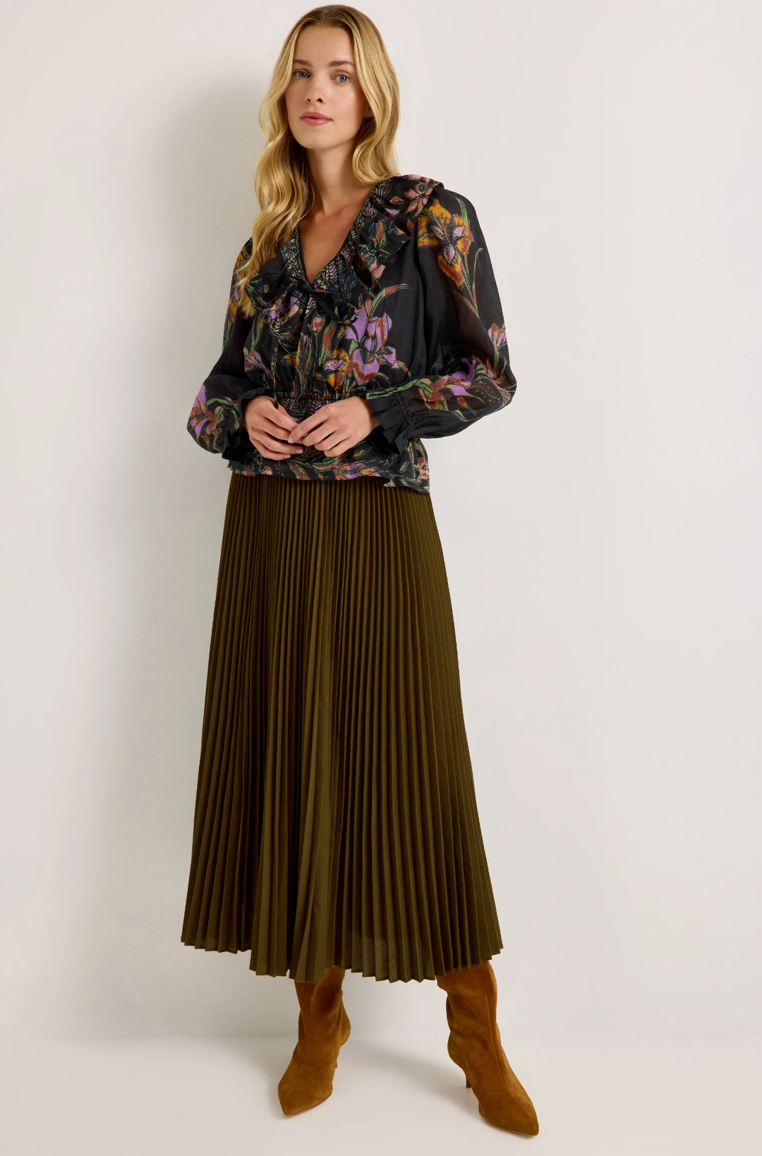 Wesley Skirt - Juniper Green