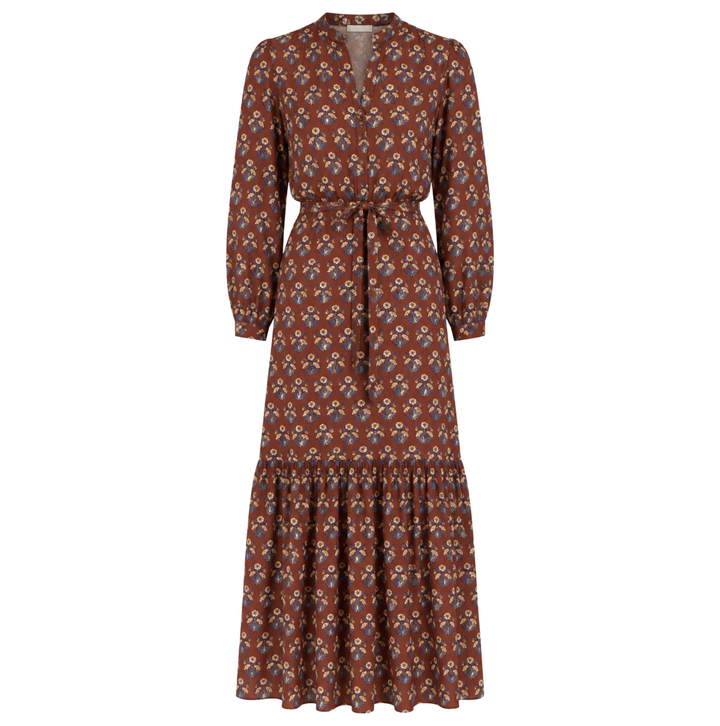 Frances 3 Dress - Flowers Cocoa