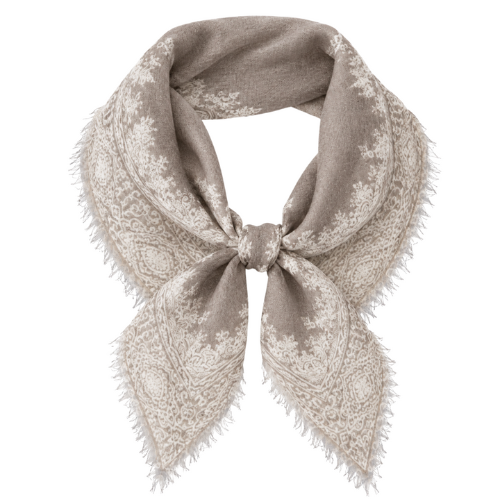 Paisley Scarf - Sand