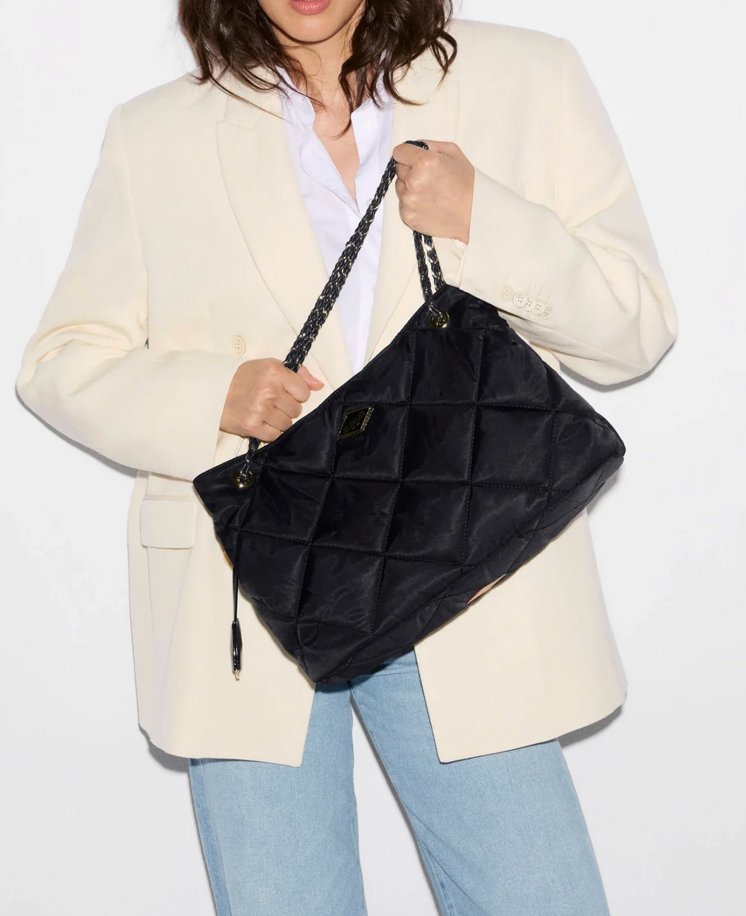 Medium Frankie Tote - Black