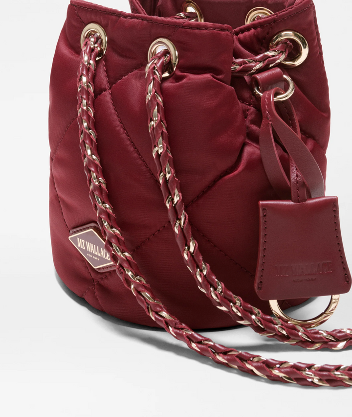 Mini Frankie Bucket Bag - Claret