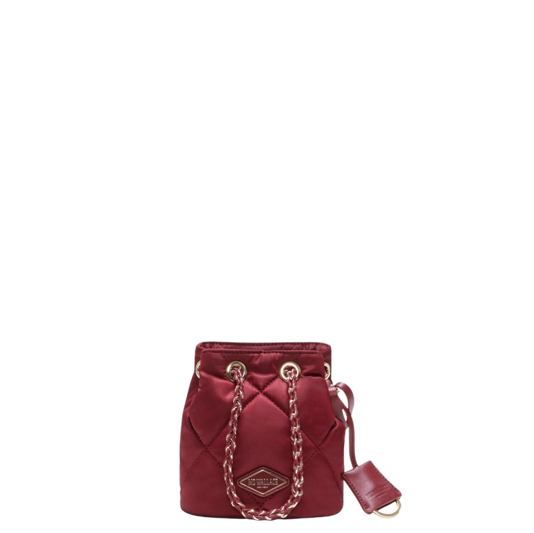 Mini Frankie Bucket Bag - Claret