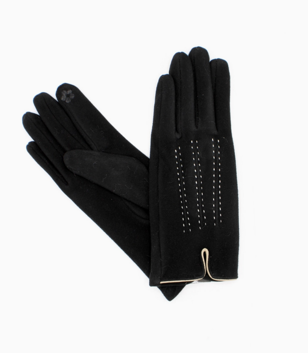 Stitch Gloves- Black