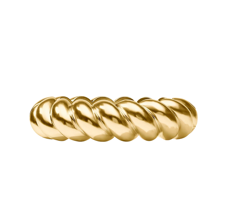 Ravello Statement Hinge Bangle - Gold
