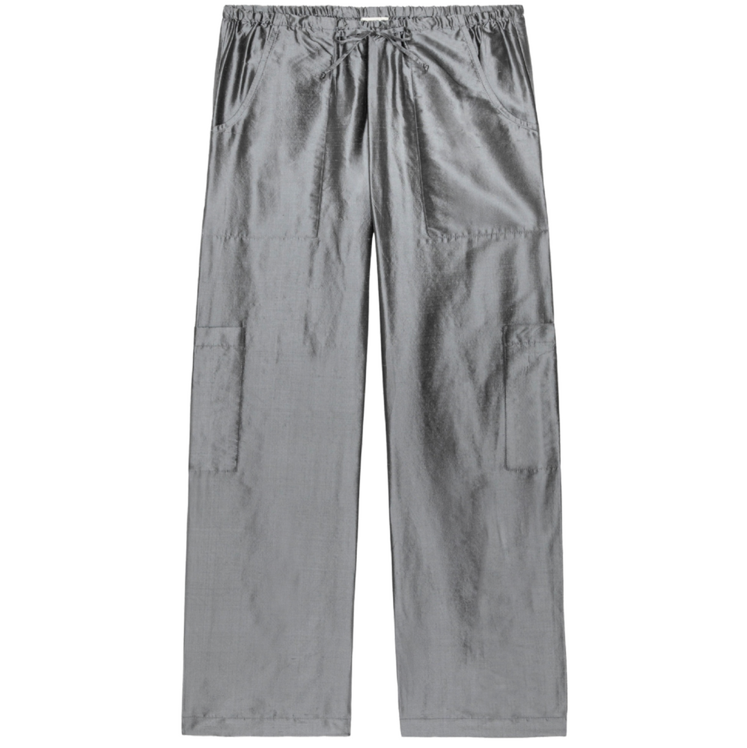 Taffeta Cargo Pant - Pewter