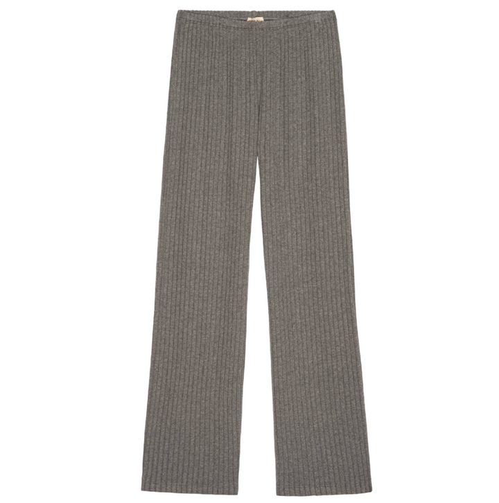 Sweater Rib Simple Pant - Charcoal Grey
