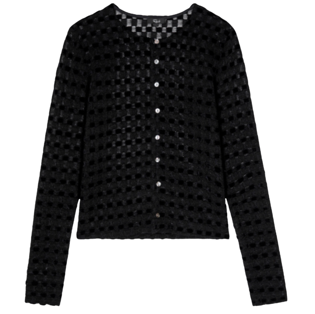 Cyrah Top - Black Lace