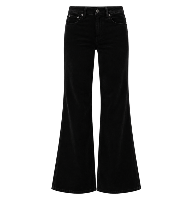 Kimberly 70's Flare - Velvet Onyx